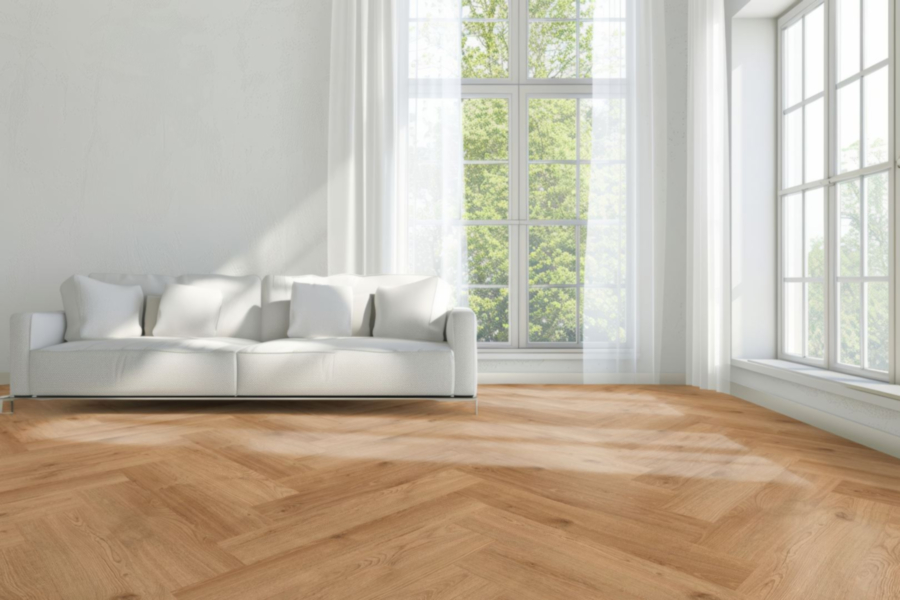 FLOOR24 Laminat Eiche Fischgrät Rilly 643x131x8