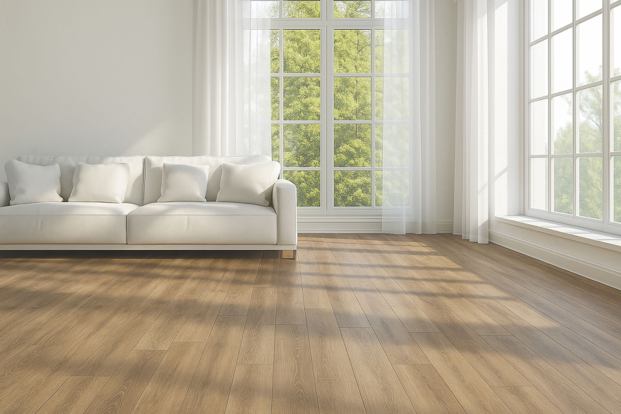 Komplett-Set Klick Vinylboden Landhausdiele Eiche Athen 4,5/0,55mm