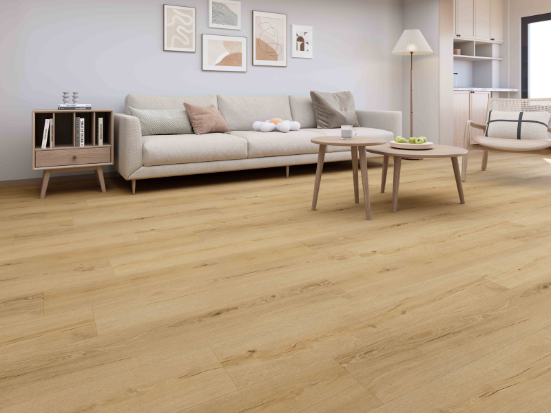 Klebe-Vinyl Landhausdiele Eiche Burgund 2mm/0,3 wasserfest