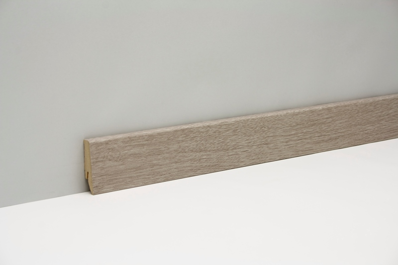 CLIP Leiste Eiche Alpin weiss foliert 2400x58x19