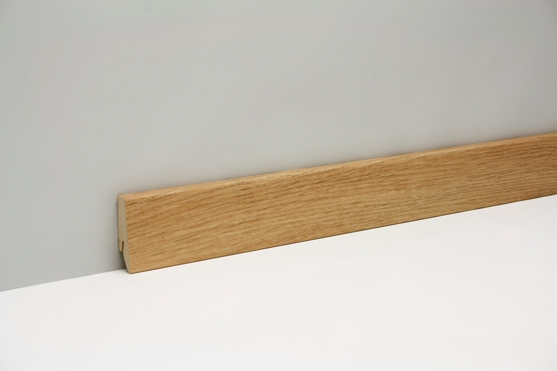 CLIP Leiste Eiche natur foliert 2400x58x19