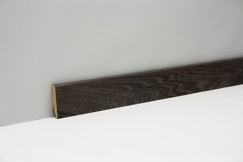 CLIP Leiste schwarz gekalkt foliert 2400x58x19