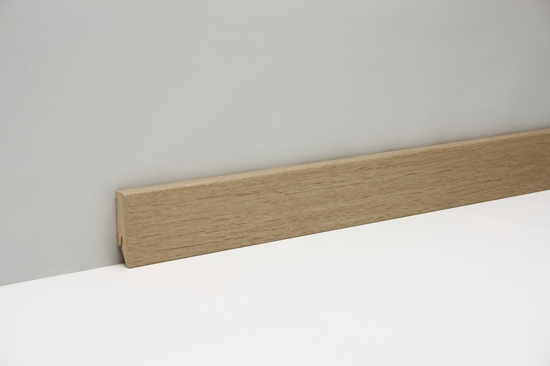 CLIP Leiste Eiche elfenbein foliert 2400x58x19
