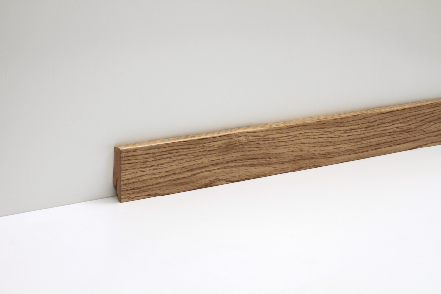 CLIP Leiste Eiche natur foliert 2400x58x19