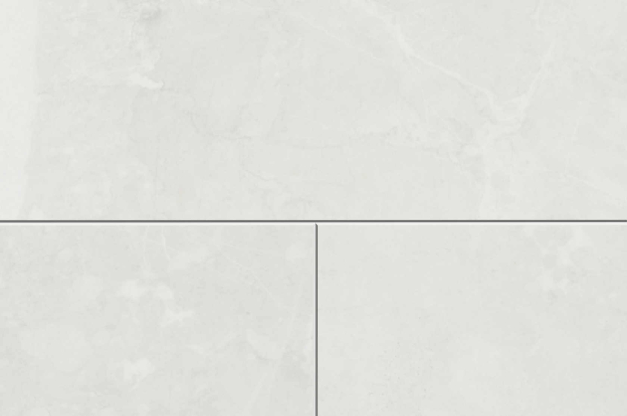 MUSTER VisioGrande Fliese Granit Weiss wasserresistent 8 mm