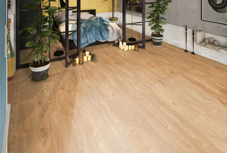 FLOOR24 Laminat Landhausdiele 4V Crof. Oak 8 mm