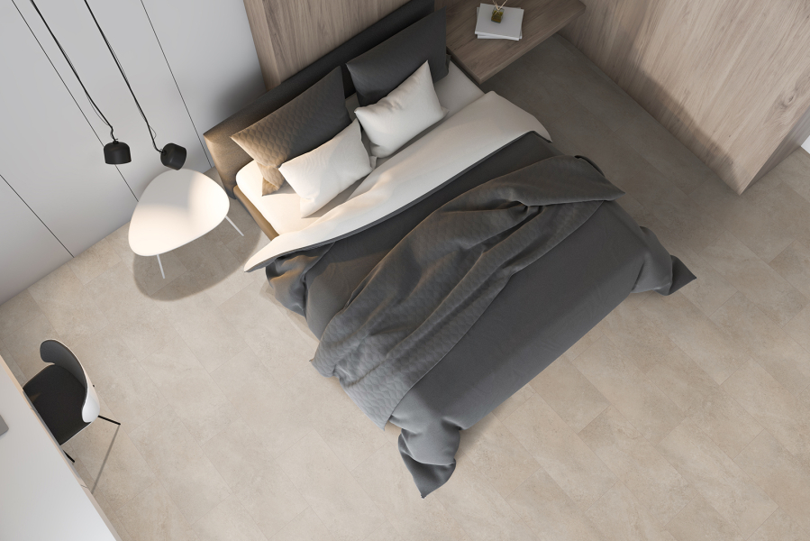 VisioGrande Fliese 4V Beton graubraun 8 mm