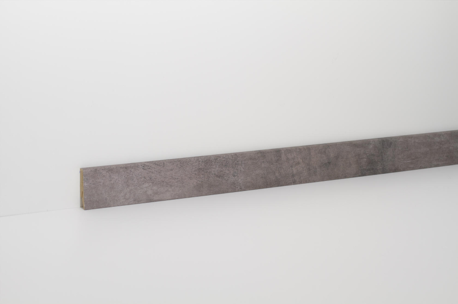 CLIP Leiste Estrich Asche foliert 2400x58x19