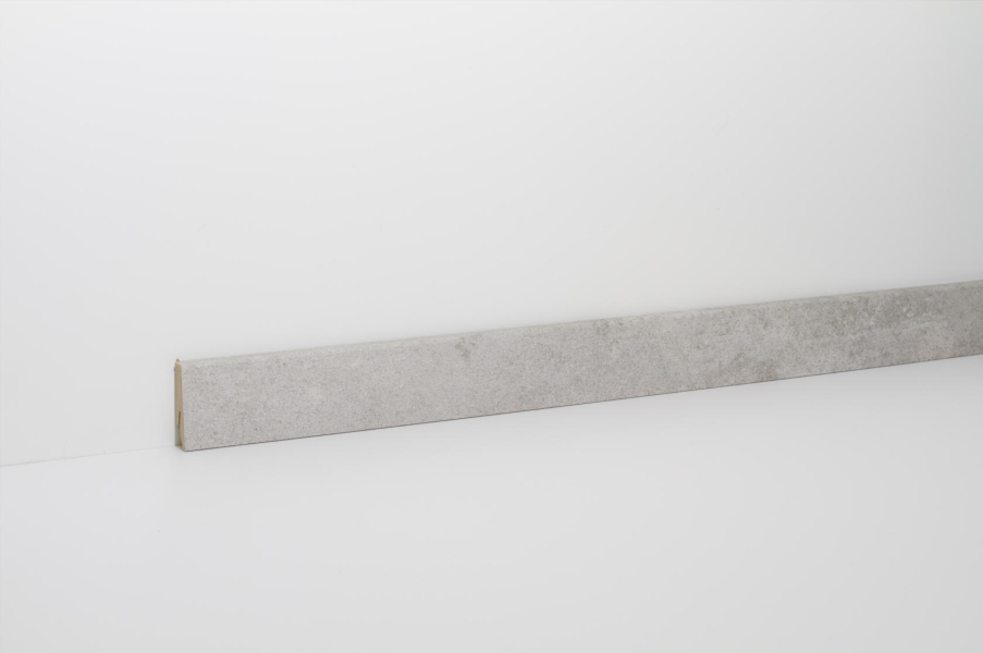 CLIP Leiste Zementestrich beige foliert 2400x58x19