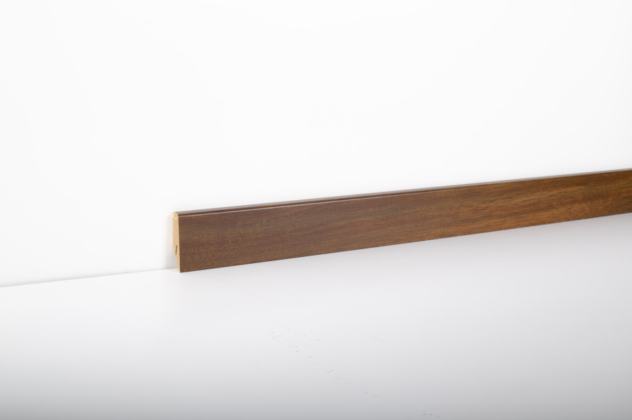 CLIP Leiste Nussbaum Exquisit foliert 2400x58x19