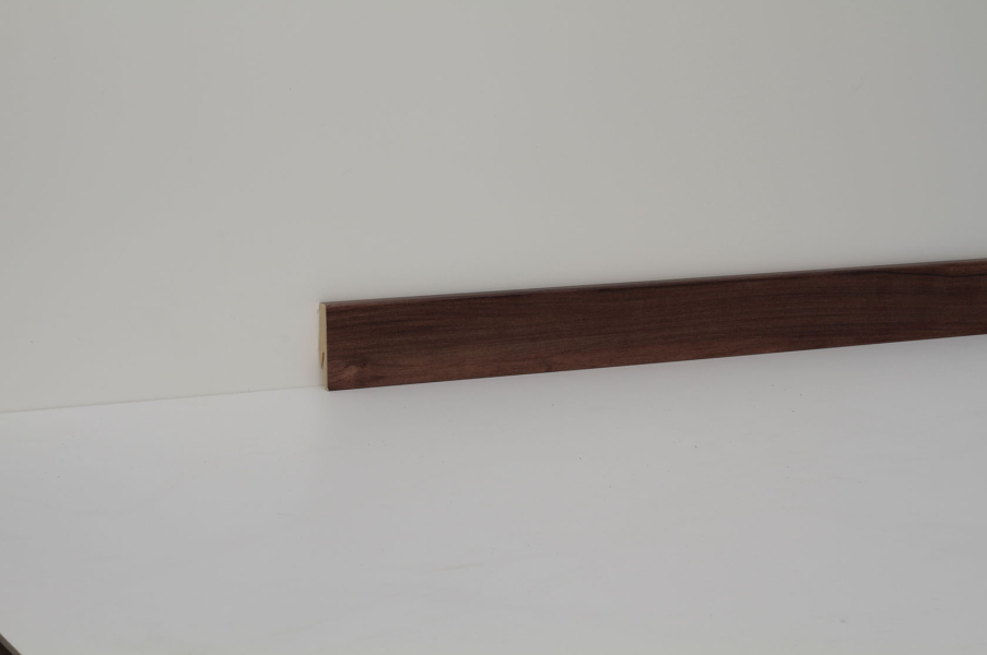 CLIP Leiste Walnuss Natur foliert 2400x58x19