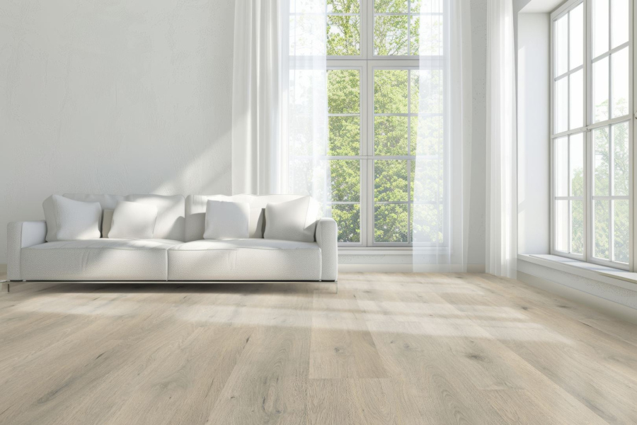Komplett-Set Klick-Vinyl Landhausdiele Eiche Alesund 7mm/0,55 wasserresistent TS Kork