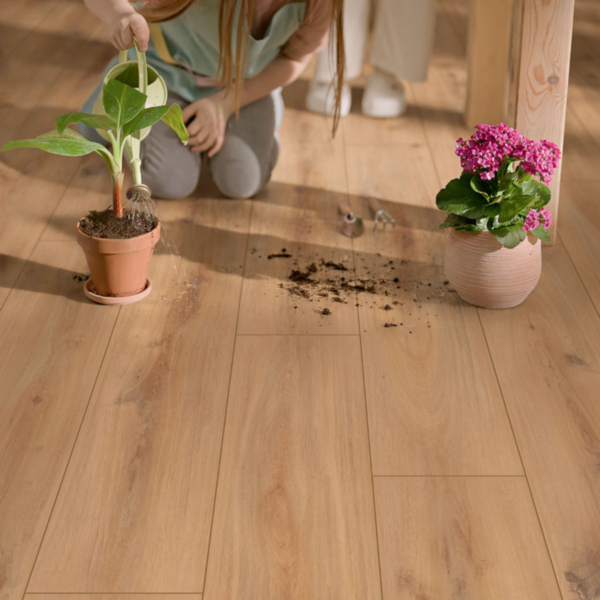 Komplett-Set O.R.C.A. Laminat Landhausdiele 4V Vista Oak wasserresistent 8 mm