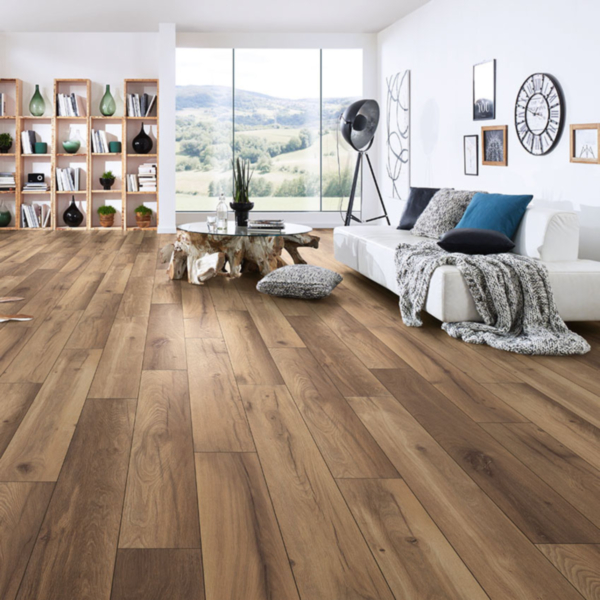 Komplett-Set O.R.C.A. Laminat Landhausdiele 4V Wild West wasserresistent 8 mm