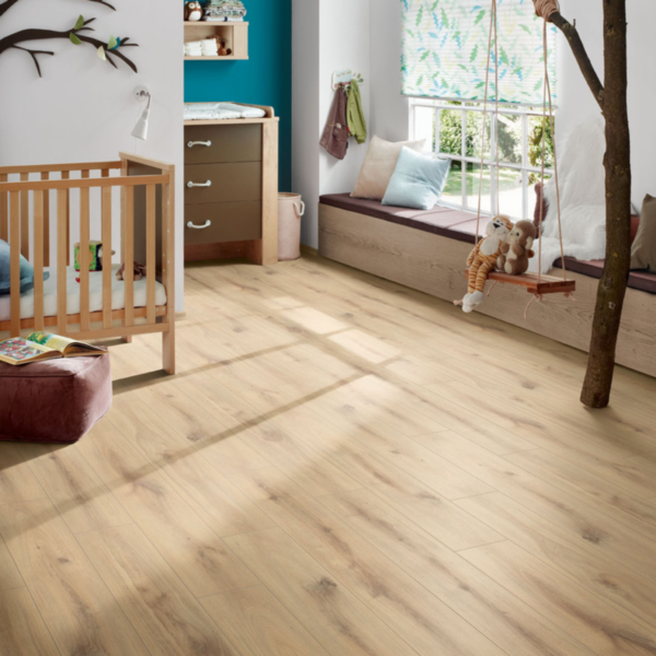 Komplett-Set O.R.C.A. Laminat Landhausdiele 4V Whistler Oak wasserresistent 7 mm