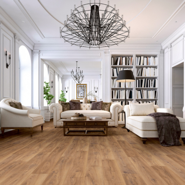 Komplett-Set Laminat Landhausdiele 4V Eisenhut 8 mm