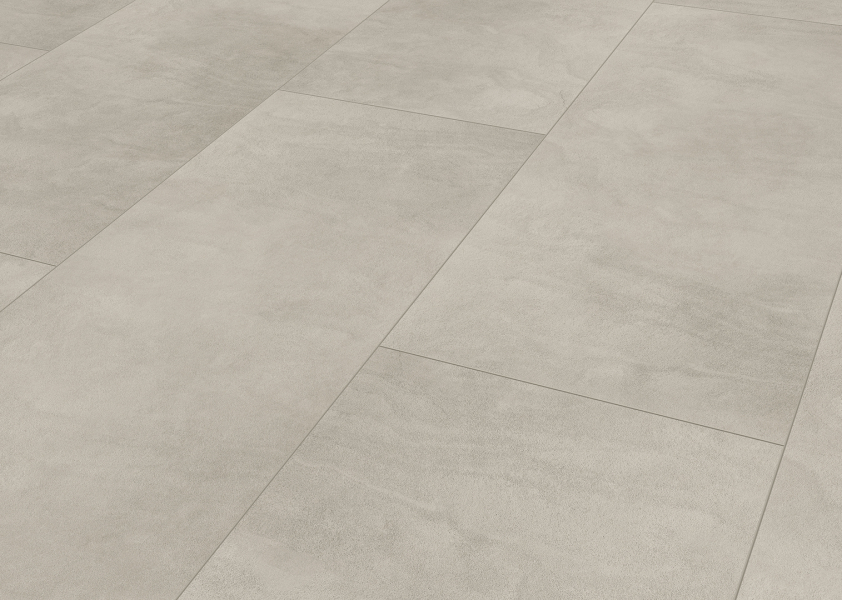 FLOOR24 Designboden Fliese Wesley Hellgrau 4,5 mm