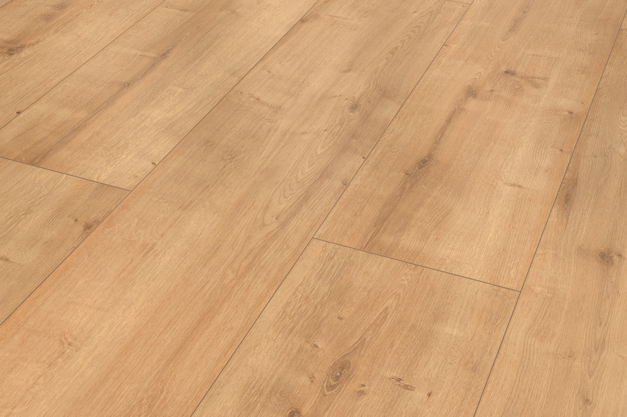 MUSTER FLOOR24 Laminat Landhausdiele 4V 832-4 XL Eiche beige dunkel 8 mm