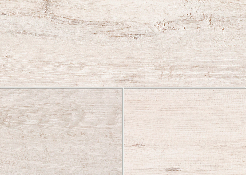 MUSTER FLOOR24 Laminat Landhausdiele 4V 832-4 XL Eiche weiss 8 mm