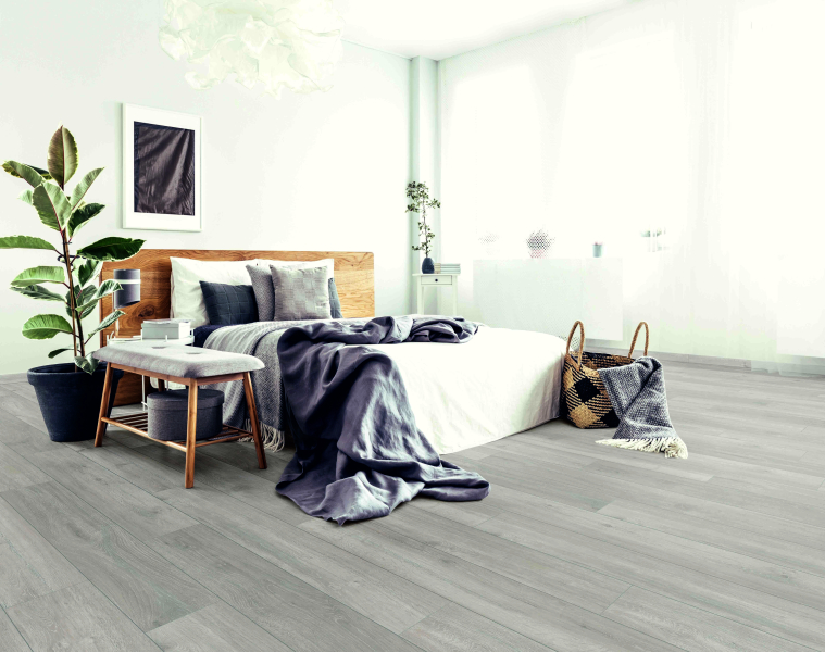 Komplett-Set Laminat Landhausdiele 4V Gamsfeld 8 mm
