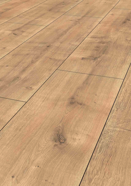 Komplett-Set Laminat Landhausdiele 4V XL Mühlberg 8 mm