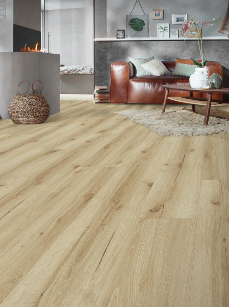 Klebe-Vinyl Eiche Cumin Landhausdiele XL 2,5/0,5mm