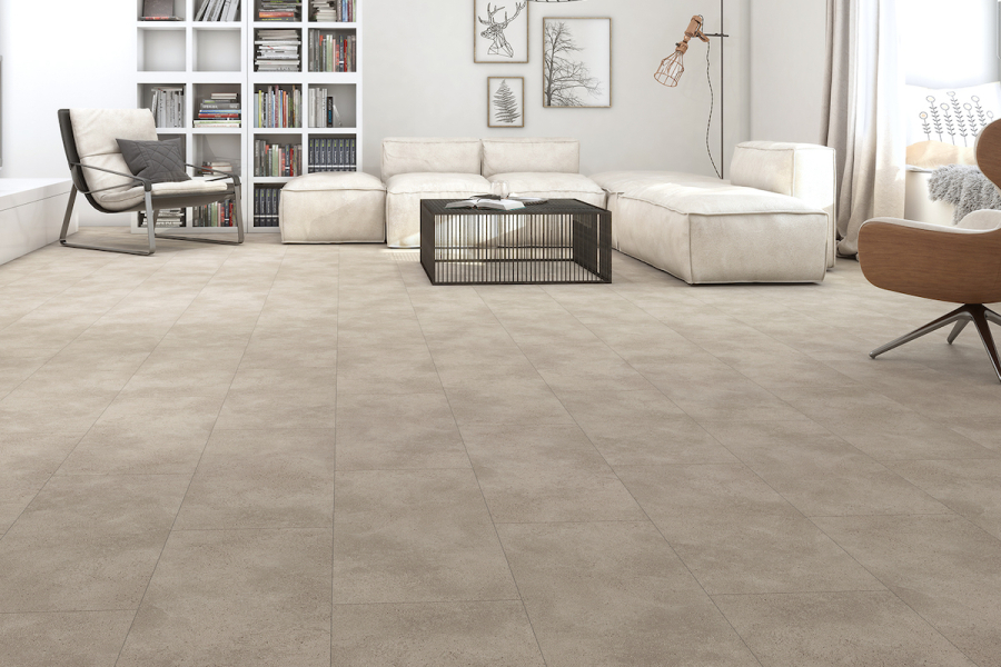 FLOOR24 Laminat Fliese Concrete grey 8 mm