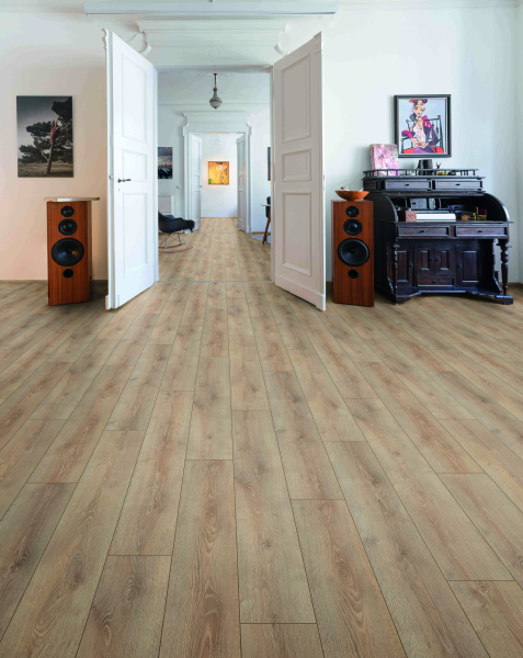 Komplett-Set Laminat Landhausdiele 4V Hochkönig 8 mm